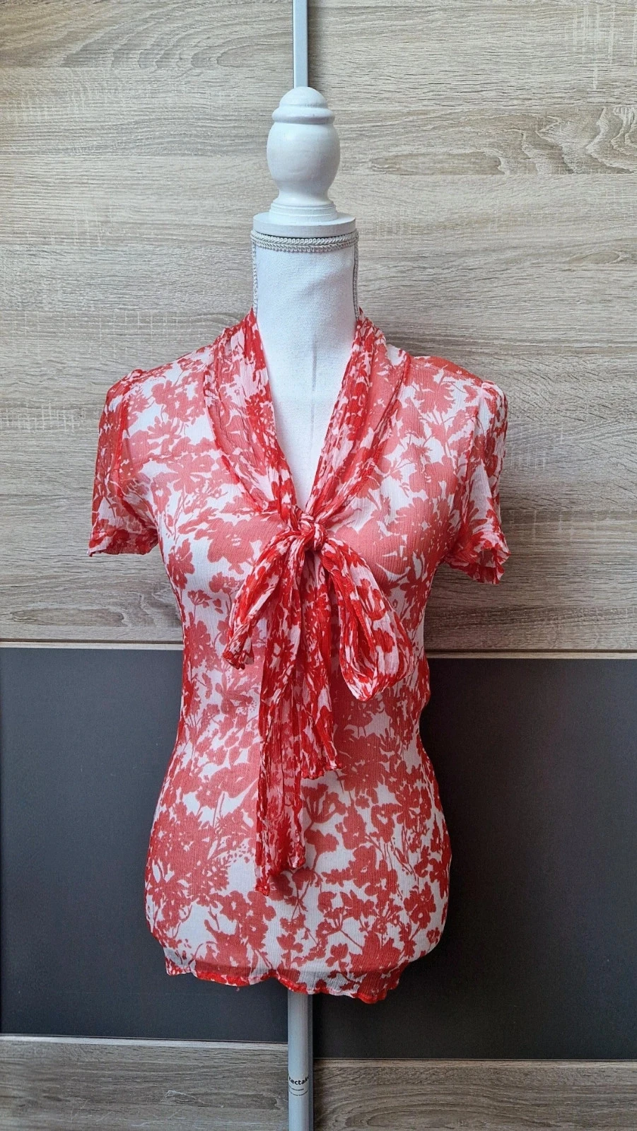 Blouse transparente en soie Zapa Taille 36